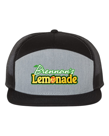 Brennan's Lemonade Logo Trucker Cap -Gray/Black