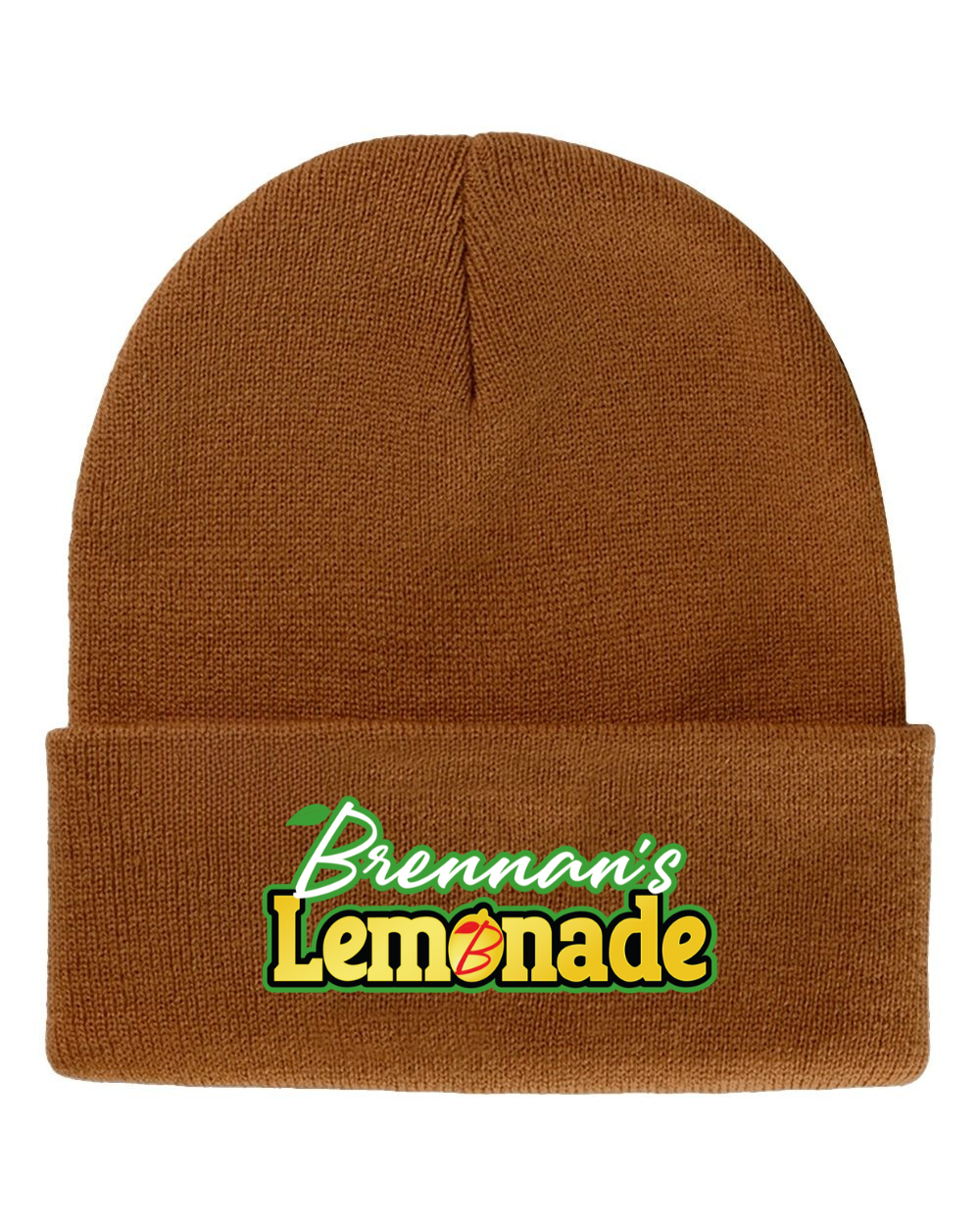 Brennan's Lemonade Logo Beanie - Saddle
