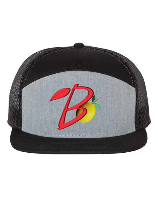 Brennan's Lemonade Logo Trucker Cap -Gray/Black