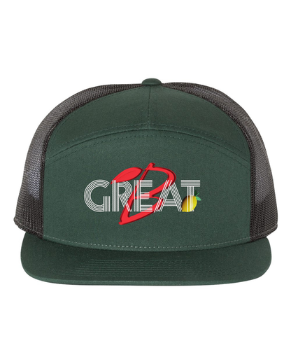 Brennan's Lemonade Logo Trucker Cap -Green/Black