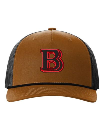 Brennan's Lemonade Rope Cap with Patch (B) -Caramel/Black